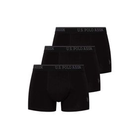 USPA Siyah 3'lü Erkek Boxer