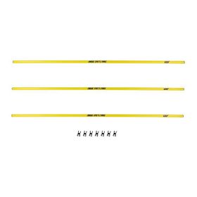 USR 251603 3'lü 160 cm Slalom Çubuk ve Kelepçe Seti