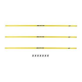 USR 251603 3'lü 160 cm Slalom Çubuk ve Kelepçe Seti
