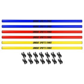 USR 25706 6'lı 70 cm Slalom Çubuk ve Kelepçe Seti