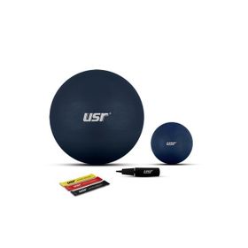 USR 551M 20+55 cm Pilates Topu+Pompası+3 Micro Bant