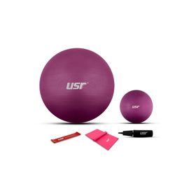 USR 552BM 20+55 cm Pilates Topu+Pompa+2 Lastik