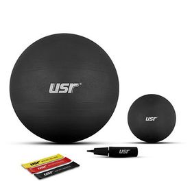 Usr 553M 20+55 cm Pilates Topu+Pompası+3 Micro Bant