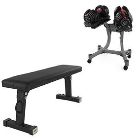 USR ADB24 2x24 kg Ayarlanabilir Dambıl + Stand + Düz Bench Set