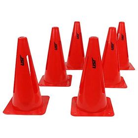 USR AHK23K 6'lı 23 cm Kırmızı Kırılmaz Antrenman Huni Seti