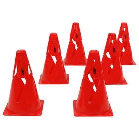 USR AHK23K 6'lı 23 cm Kırmızı Kırılmaz Antrenman Huni Seti