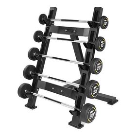USR BR17D Tek Taraflı Barbell Rafı-5 li Düz Barbell Seti