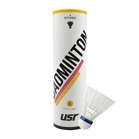 USR Flow 100 Beyaz Plastik Badminton Topu