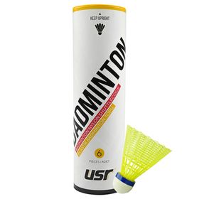 USR Flow 200 Sarı Plastik Badminton Topu