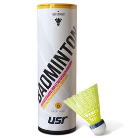 USR Flow 200 Sarı Plastik Badminton Topu