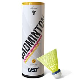 USR Flow 200 Sarı Plastik Badminton Topu