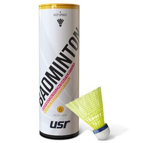 USR Flow 200 Sarı Plastik Badminton Topu