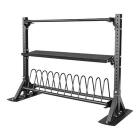 USR Miletos-A-R30 3 Katlı Bumper Plaka-Dambıl-Kettlebell-Wallball Rafı