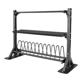 USR Miletos-A-R30 3 Katlı Bumper Plaka-Dambıl-Kettlebell-Wallball Rafı