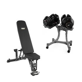 USR Myra-80 Ayarlı Bench-2x40 Kg Dambıl Seti