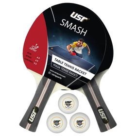 USR Smash-RB Masa Tenisi 2 Raket + 3 Top Set
