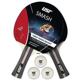 USR Smash-RB Masa Tenisi 2 Raket + 3 Top Set