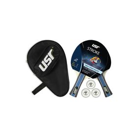 USR Stroke-Match Masa Tenisi 2 Raket + 3 Top + Kılıf Set