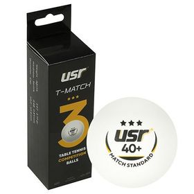 USR T-match 3'lü 3 Yıldız Masa Tenisi Maç Topu