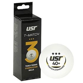 USR T-match 3'lü 3 Yıldız Masa Tenisi Maç Topu
