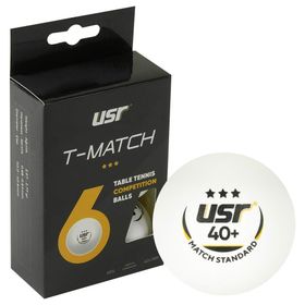 USR T-match 6'lı 3 Yıldız Masa Tenisi Maç Topu