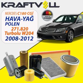 Usta Parçacı Bosch Mercedes C180 Komp W203 Filtre Bakım Seti