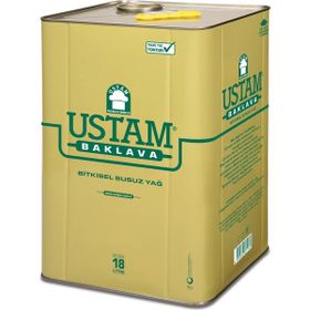 Ustam 18 lt Baklava Bitkisel Susuz Yağı