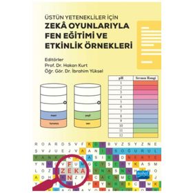 Üstün Yetenekliler İçin Zekâ Oyunlarıyla Fen Eğitimi ve Etkinlik Örnekleri Nobel Yayınevi