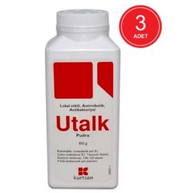 Utalk 3x100 gr Anti-Bakteriyel Pudra