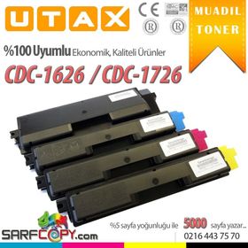 Utax CDC-1626 /1726 /3726 Siyah Muadil Toner