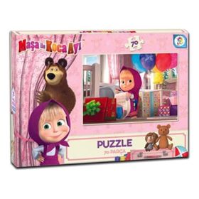 Utku Oyuncak 70 Parça Masha Koca Ayı Puzzle