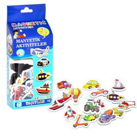 Utku Oyuncak LC7154 Laço +3 Yaş Manyetik Aktiviteler Taşıtlar