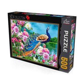 Utku Oyuncak LC7212 Tavus Kuşu 500 Parça Puzzle
