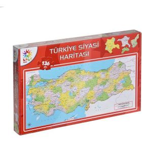 Utku Oyuncak LCSH002 136 Parça Siyasi Harita