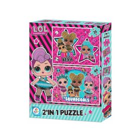 Utku Oyuncak LOL7583 Laço Kids L.O.L. 2'li 35+60 Parça Puzzle