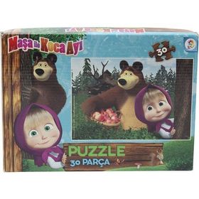 Utku Oyuncak MS7574 30 Parça Maşa ile Koca Ayı Puzzle