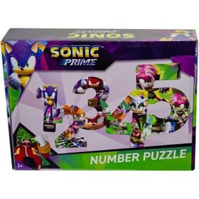 Utku Oyuncak SO7877 Sonic Numara Puzzle