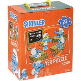 Utku Oyuncak SRN7728 Şirinler Yer Puzzle