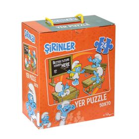 Utku Oyuncak SRN7728 Şirinler Yer Puzzle