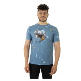 Utopeak Flight Colors Kısa Kollu Mavi Erkek T-shirt
