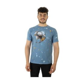 Utopeak Flight Colors Kısa Kollu Mavi Erkek T-shirt