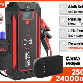 Utraı Jstar 4 24000 MAH 2500A Jump Starter Taşınabilir Akü Takviye Cihazı