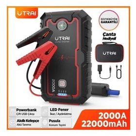 Utraı Jstar One 22000 mah 2000A Jump Starter Taşınabilir Akü Takviye Cihazı