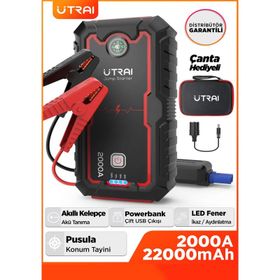 Utraı Jstar One 22000 mah 2000A Jump Starter Taşınabilir Akü Takviye Cihazı