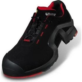 Uvex X Tended Support 8516 S3 SRC ESD Siyah Kırmızı İş Ayakkabısı