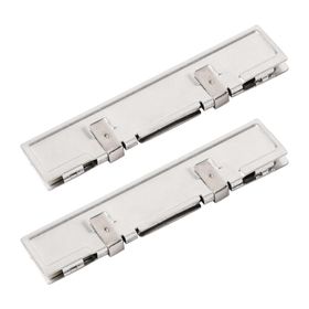 uxcell 2 Adet DDR SDR RAM Gümüş Ton Alüminyum Bellek Shim Soğutucu Soğutma Yüzgeçleri Bellek Isı Yayıcı
