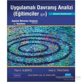 Uygulamalı Davranış Analizi Eğitimciler İçin - Anne C. Troutman Hakan Sari Paul A. Alberto