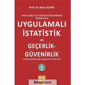 UYGULAMALI İSTATİSTİK - REHA ALPAR