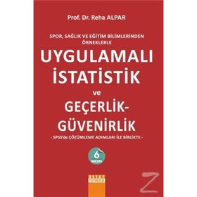 UYGULAMALI İSTATİSTİK - REHA ALPAR