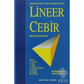 UYGULAMALI LINEER CEBIR - BERNARD KOLMAN;DAVID R. HILL
